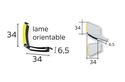 Lame orientable