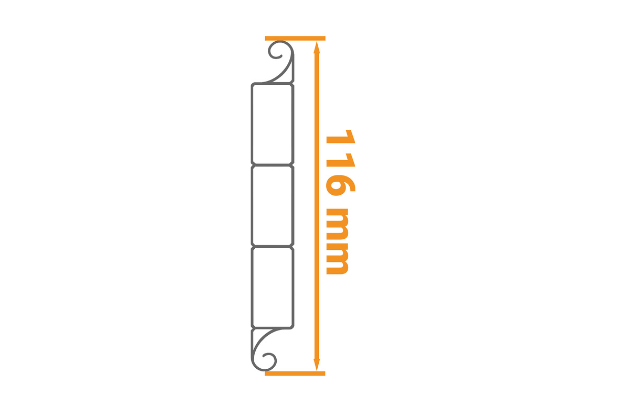 Lames 116 mm