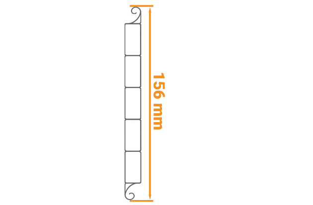 Lames 156 mm