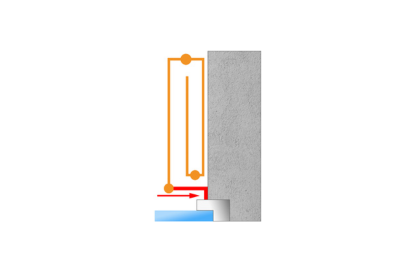N°2 Tapées métalliques fixées en tableau