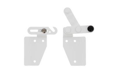 Loquet tendeur alu blanc