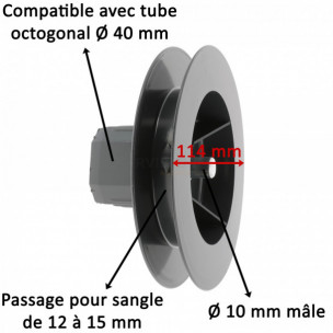 Poulie à sangle Selve