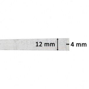 Méplat de serrure pour volet roulant