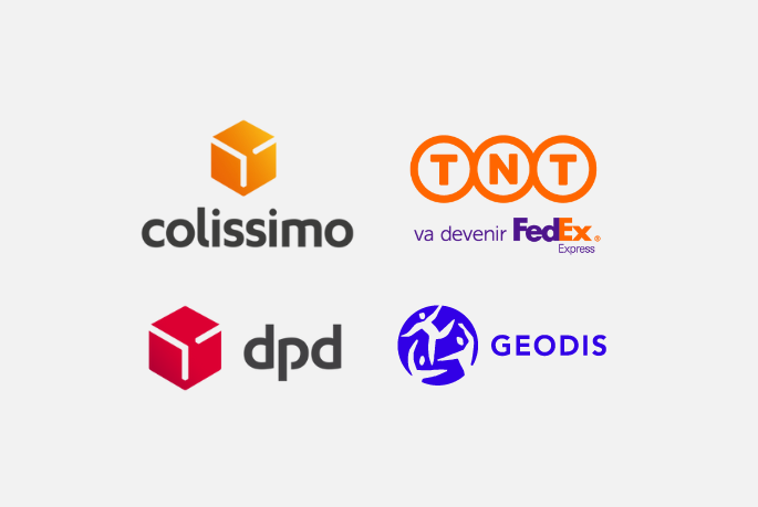 Logos de nos transporteurs