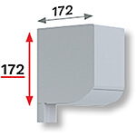 172 x 172 mm