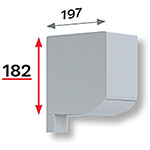 182 x 197 mm
