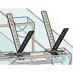 Livré en standard avec caisson Titan F (1) et G (2)