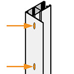 Perçage pose tableau