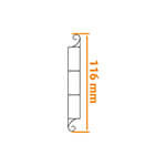Lames 116 mm