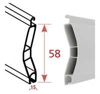 Lame PVC 58