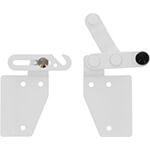Loquet tendeur alu blanc (standard)