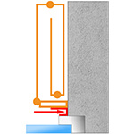 N°9 Tapée incorporée bois ou PVC